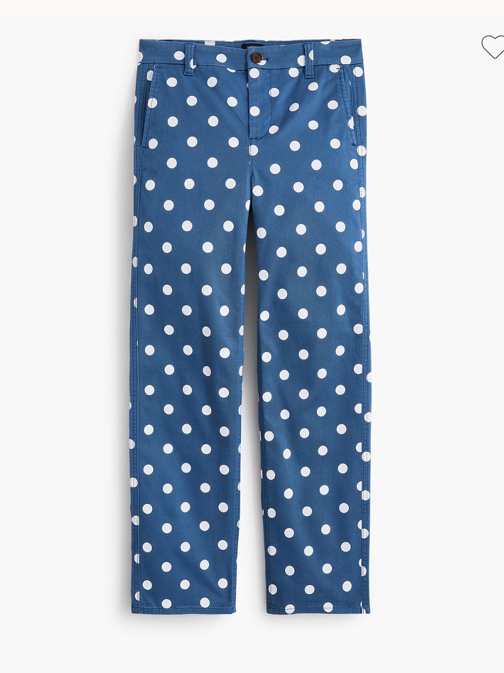 J Crew everyday chino polka dot pants sz 6